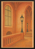 Poster in black frame