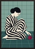 Poster in oak frame