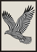 Poster in black frame