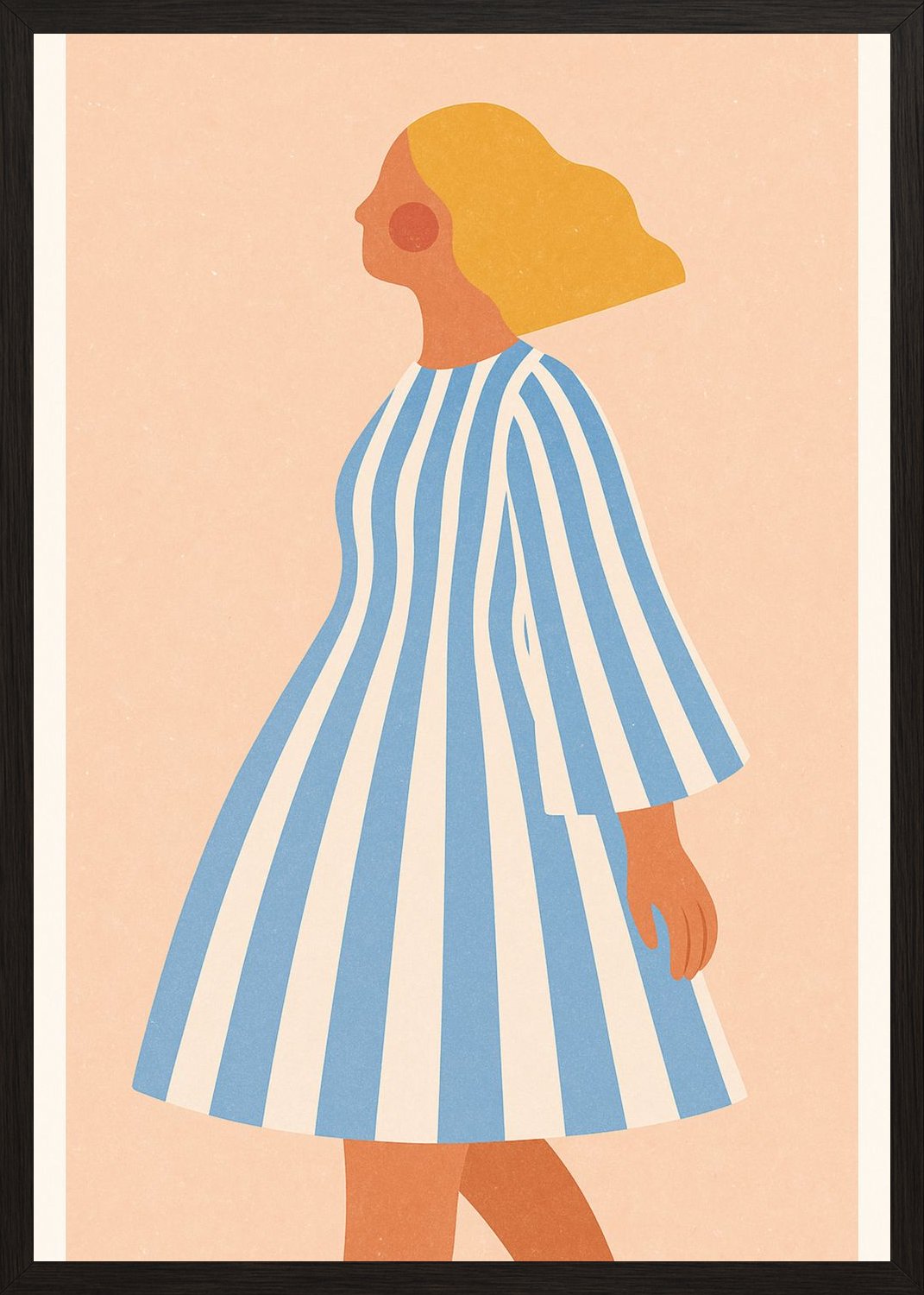 Poster in black frame