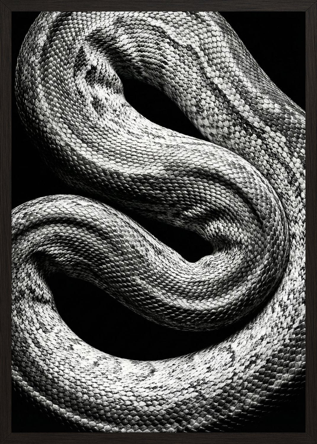 Poster in black frame