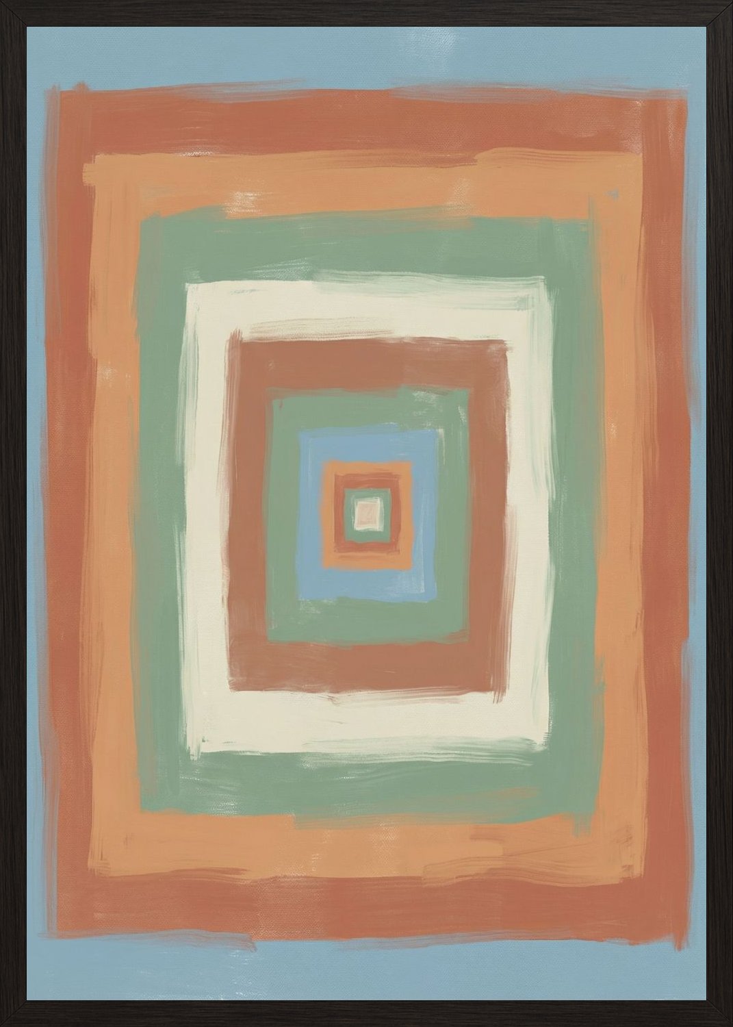 Poster in oak frame
