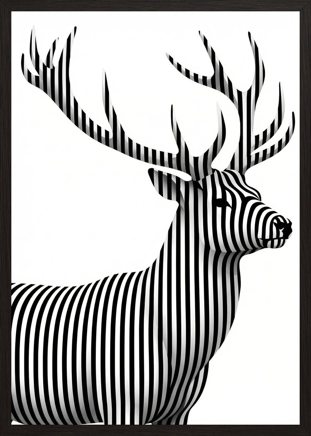 Poster in oak frame