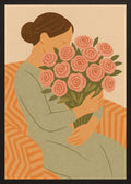 Poster in black frame