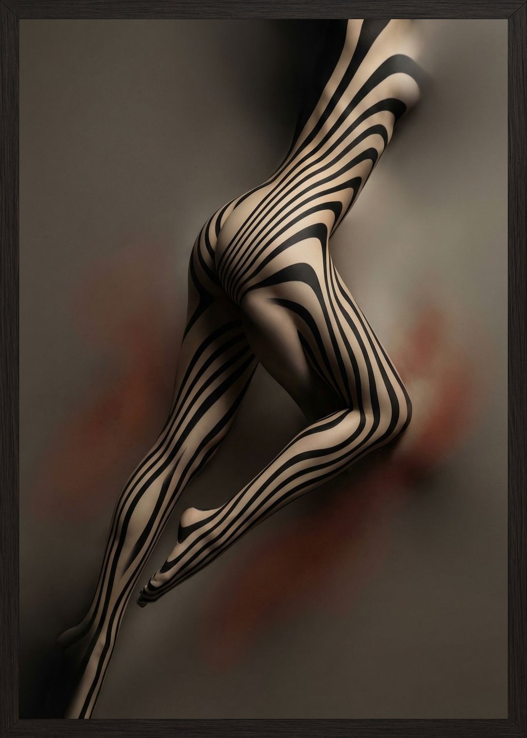 Poster in black frame