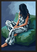 Poster in black frame
