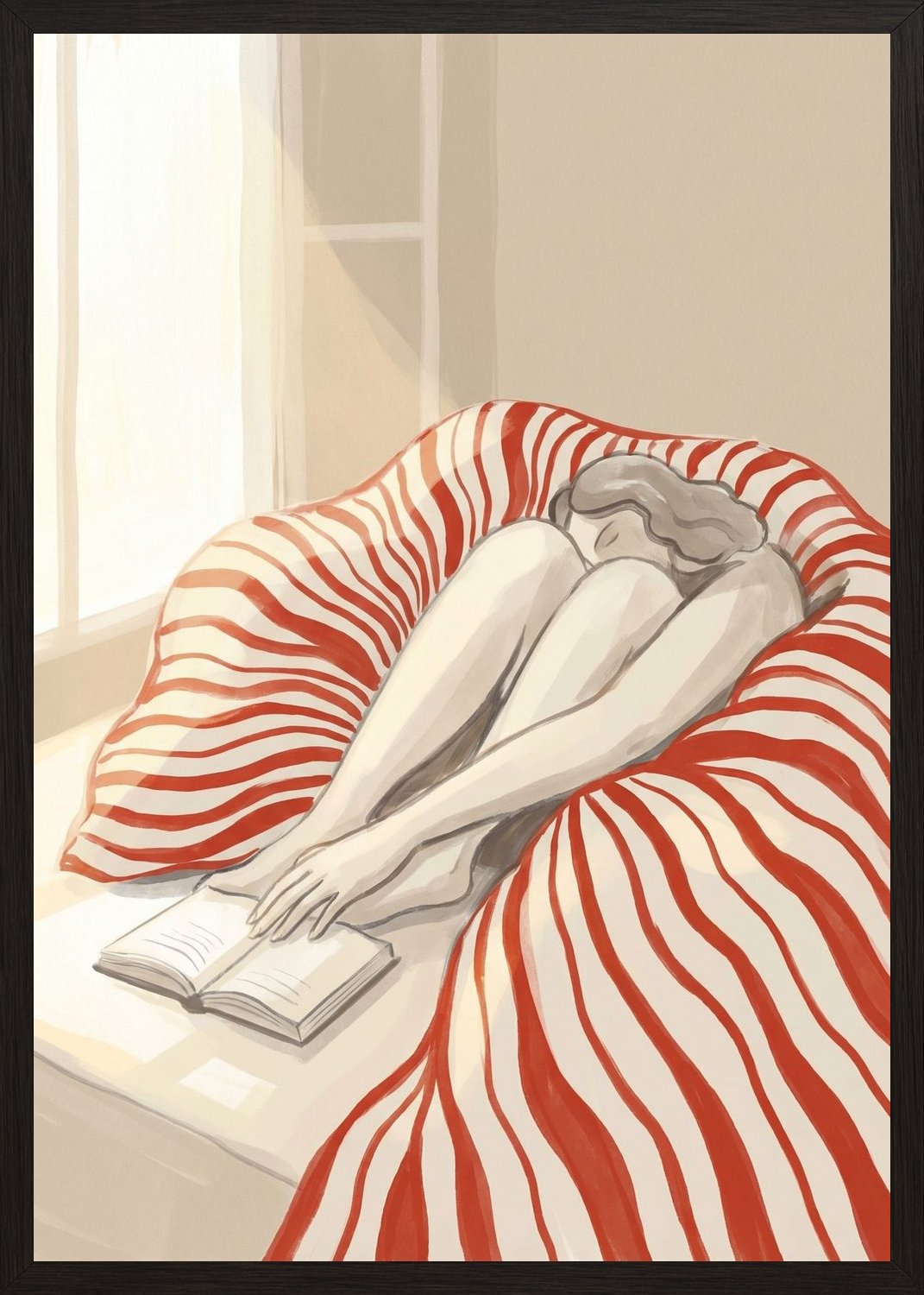 Poster in oak frame