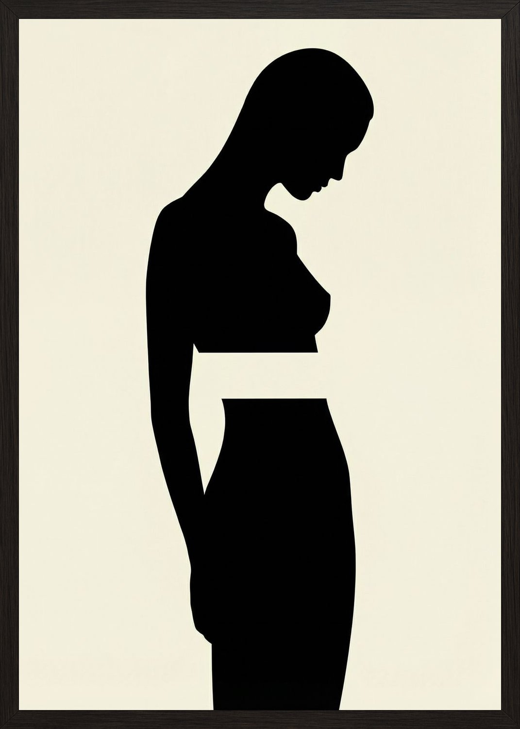 Poster in oak frame