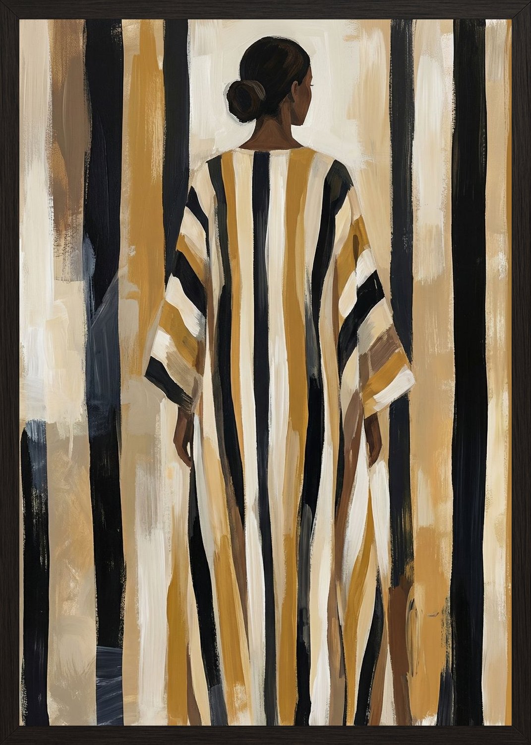 Poster in black frame