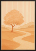 Poster in black frame