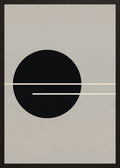 Poster in black frame