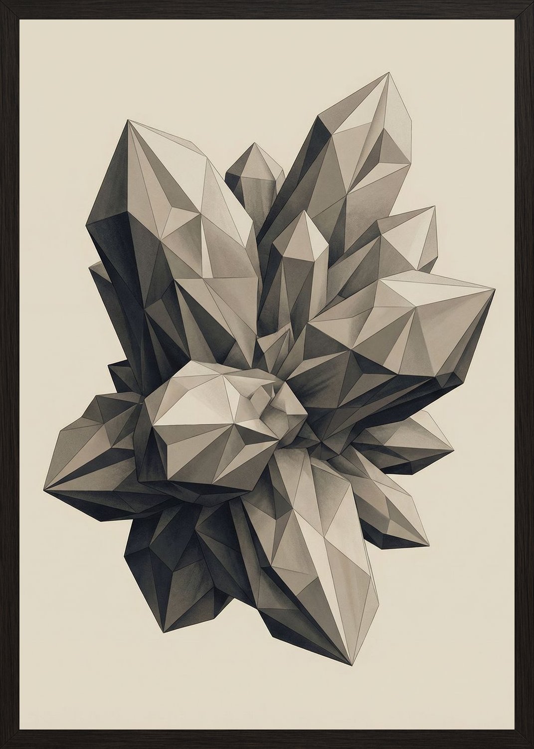 Poster in black frame