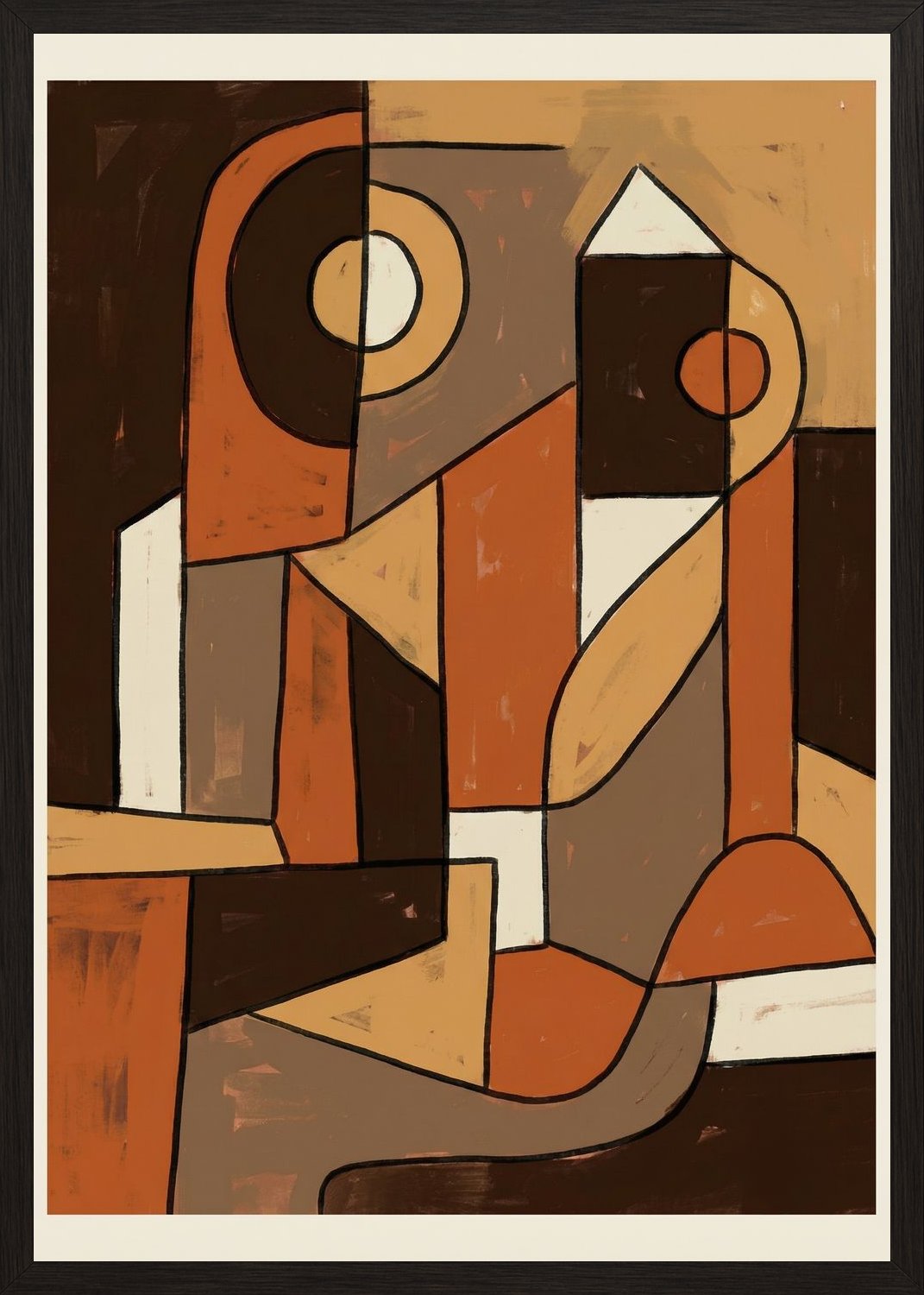 Poster in black frame