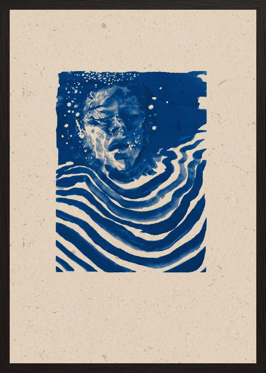 Poster in black frame