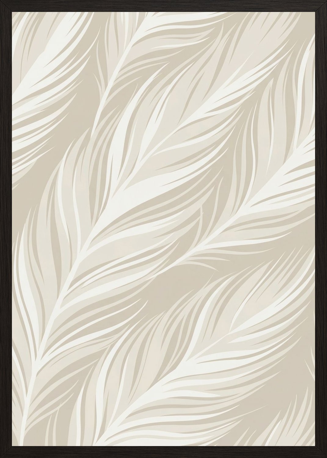 Poster in black frame