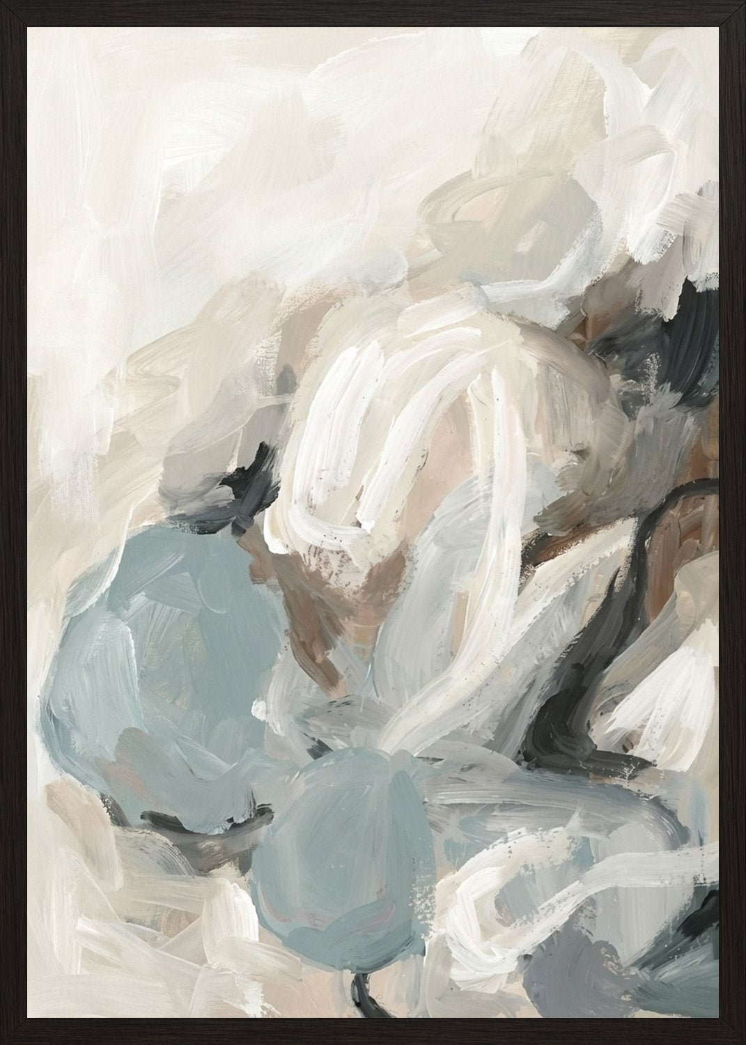 Poster in black frame