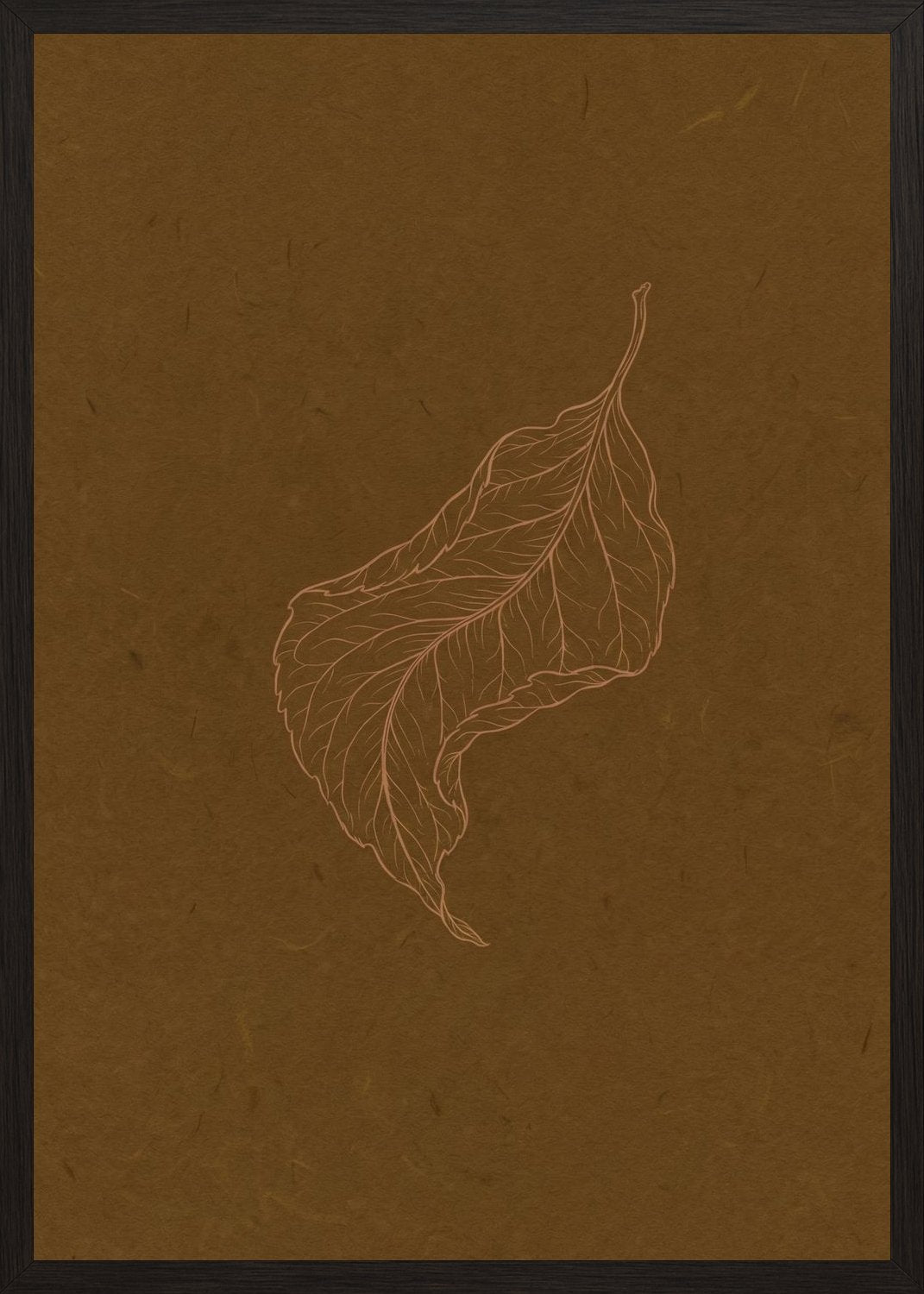 Poster in oak frame