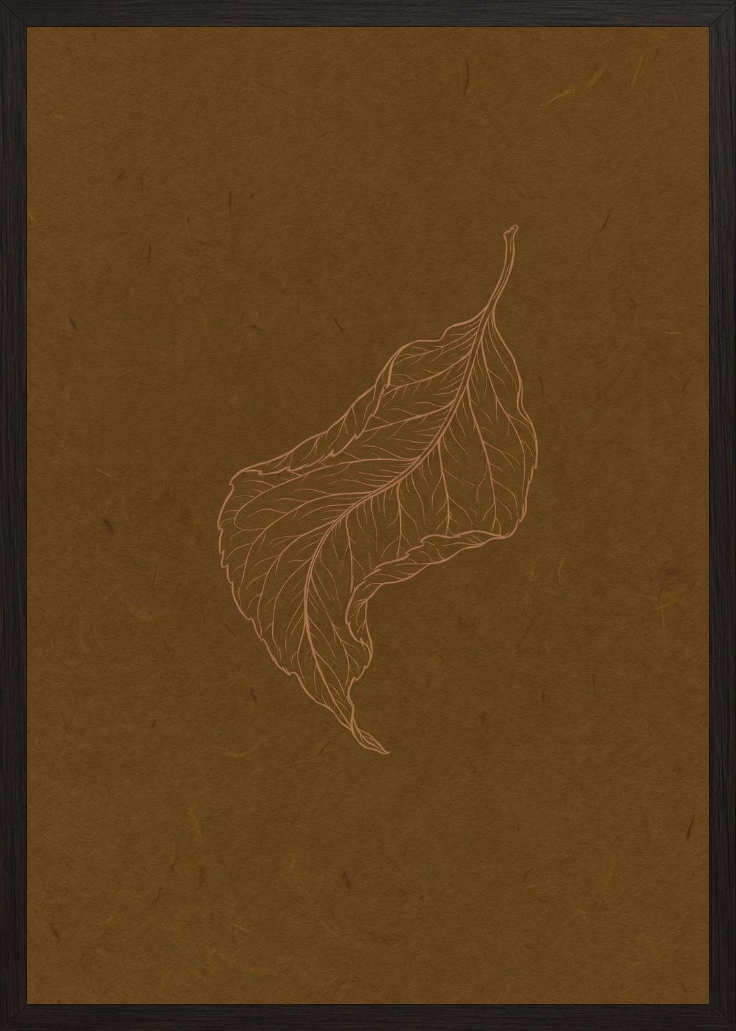 Poster in black frame
