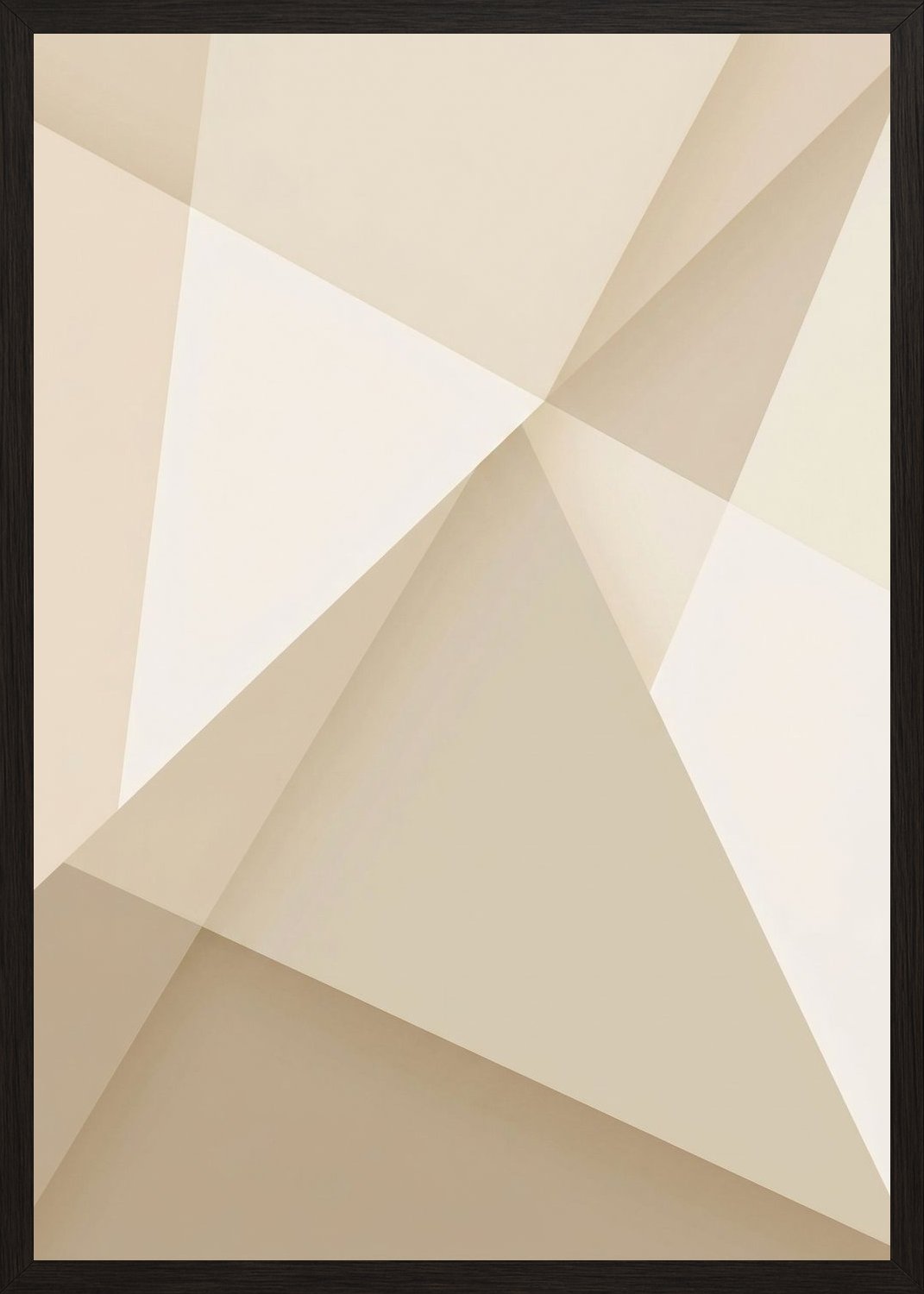 Poster in oak frame