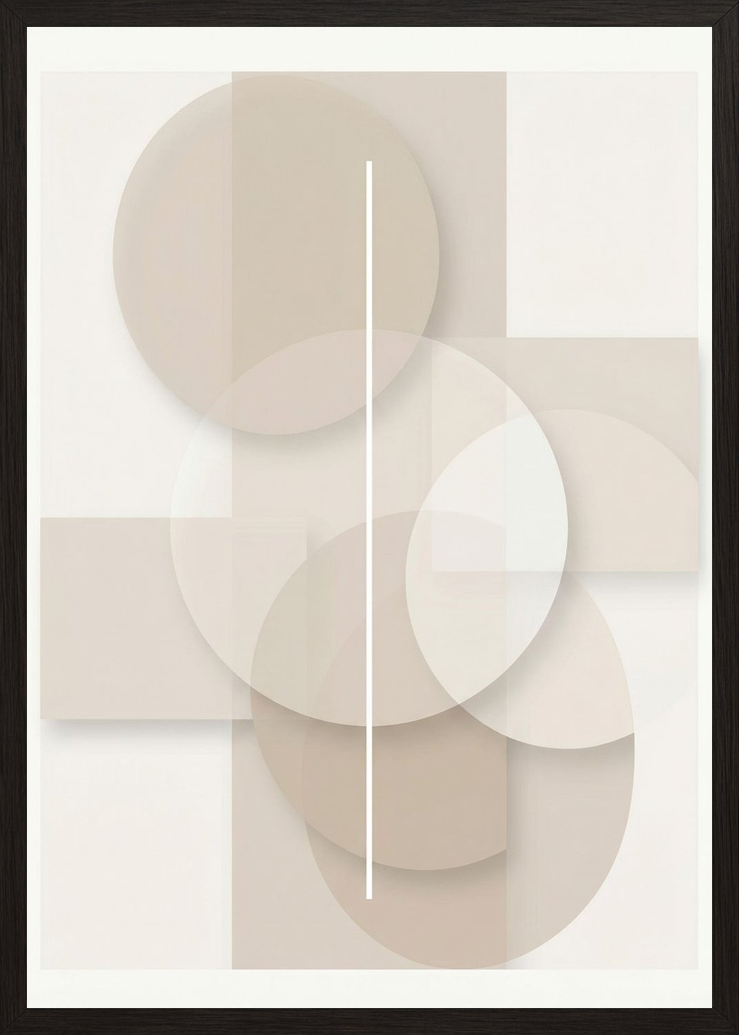 Poster in oak frame