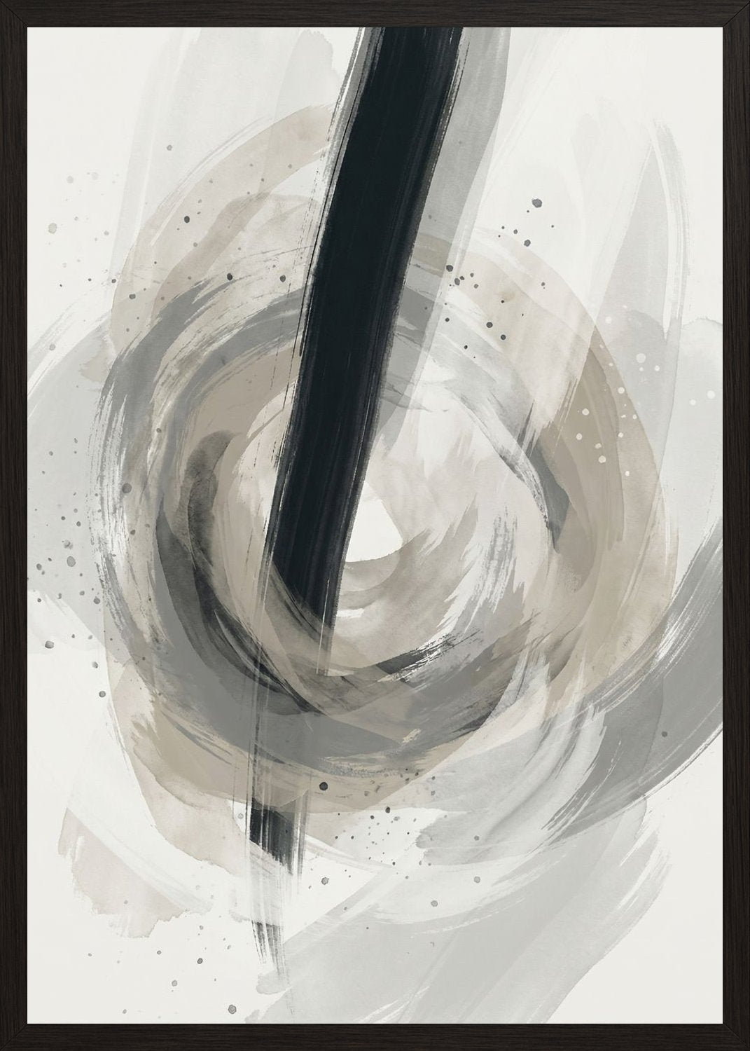 Poster in oak frame