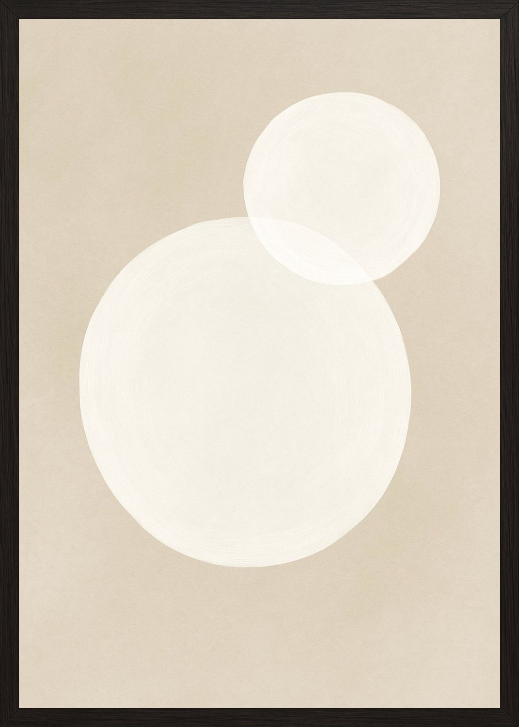 Poster in black frame