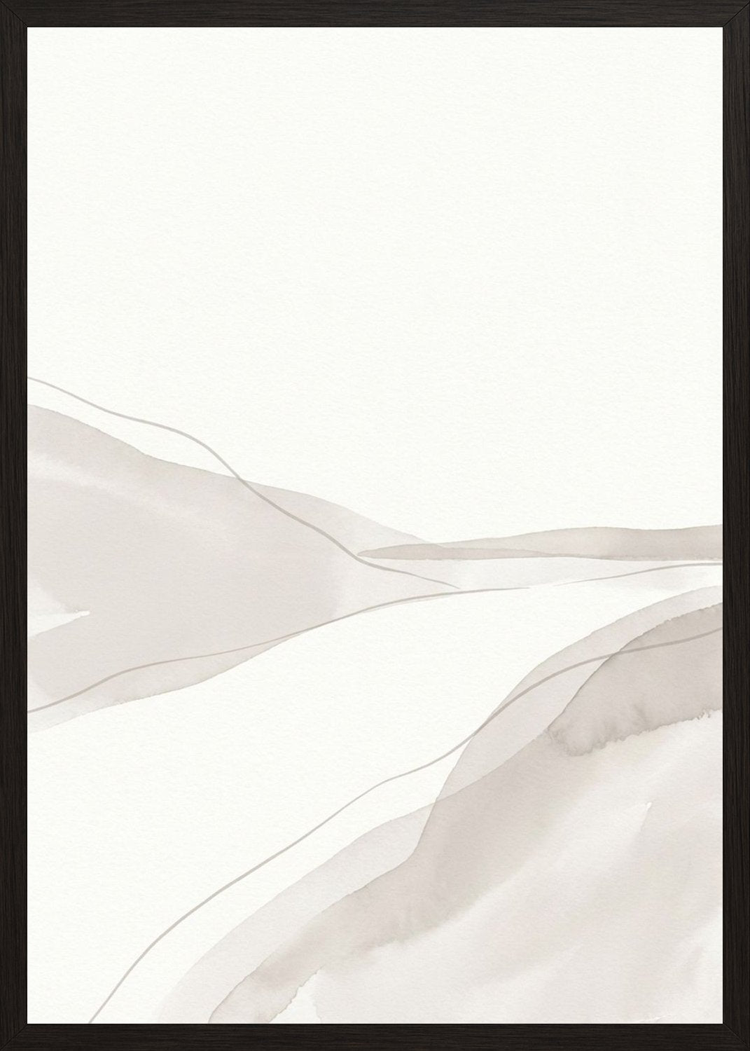 Poster in black frame