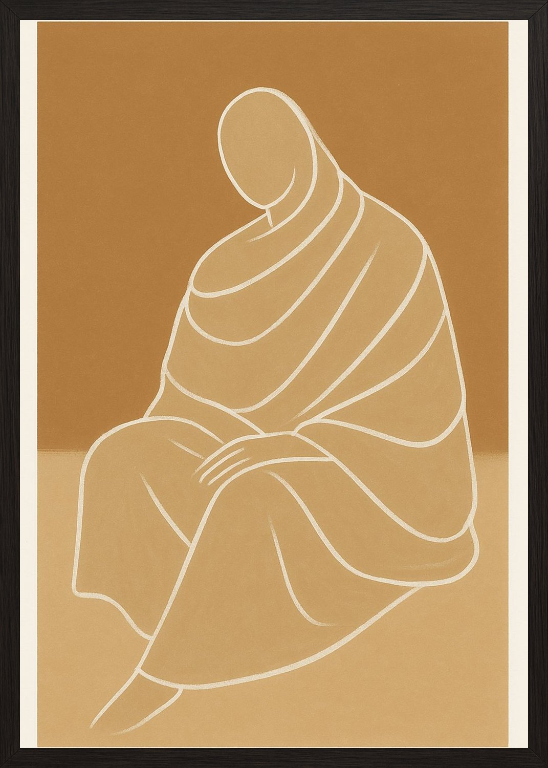 Poster in black frame