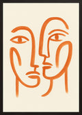 Poster in black frame