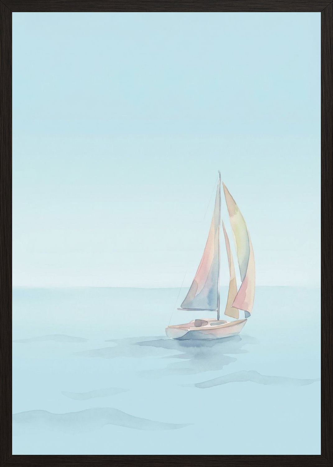 Poster in black frame