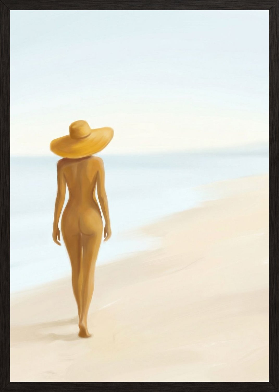 Poster in black frame