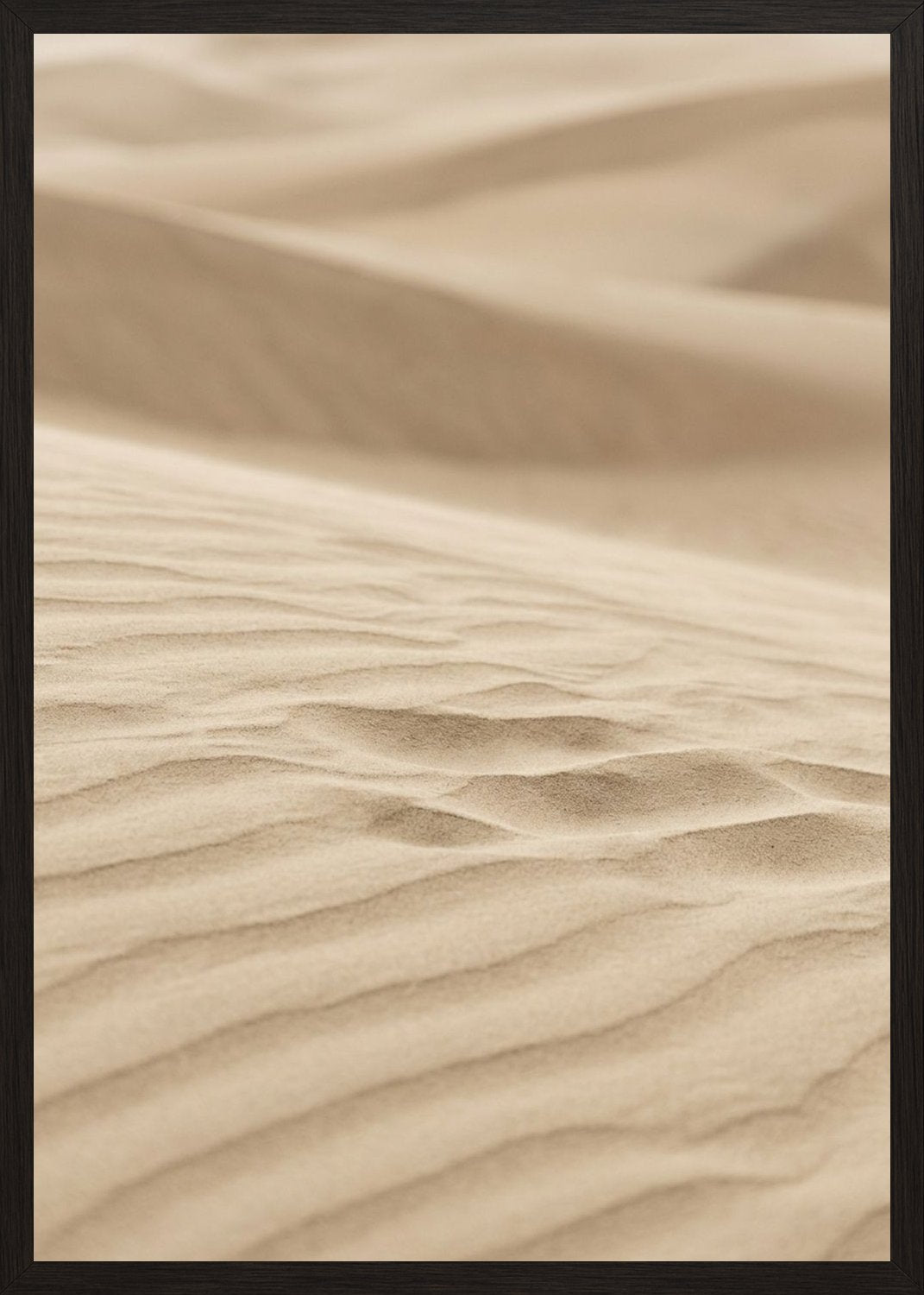 Poster in black frame