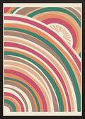 Poster in black frame