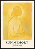 Poster in black frame