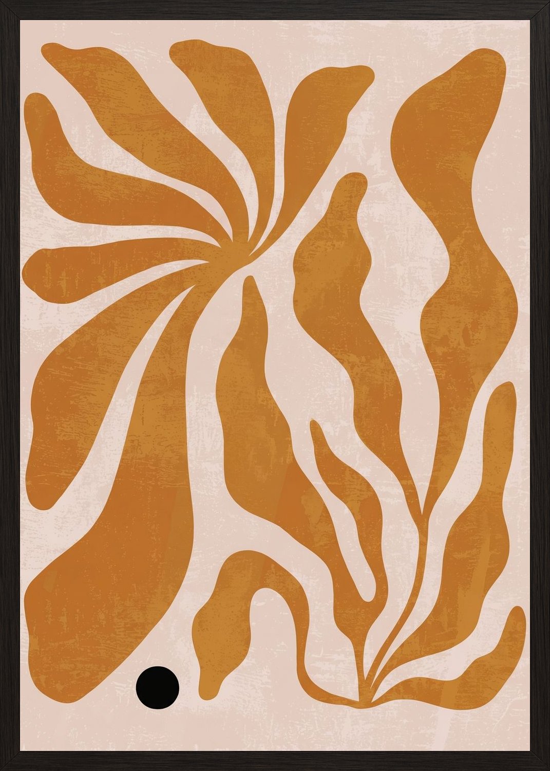 Poster in black frame
