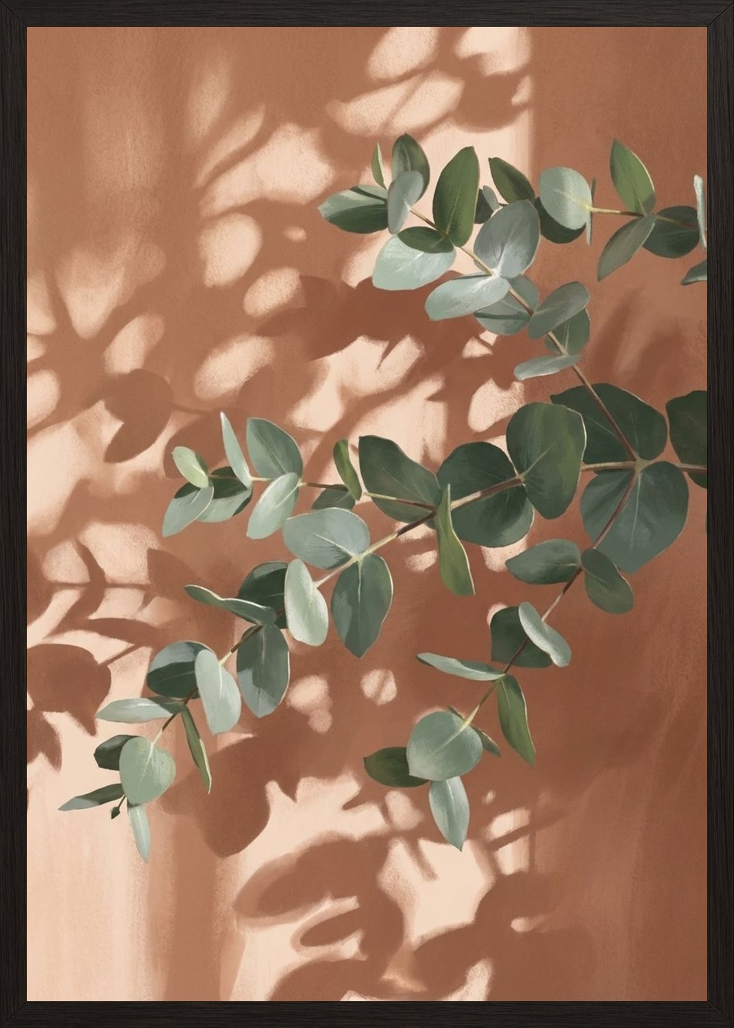 Poster in black frame