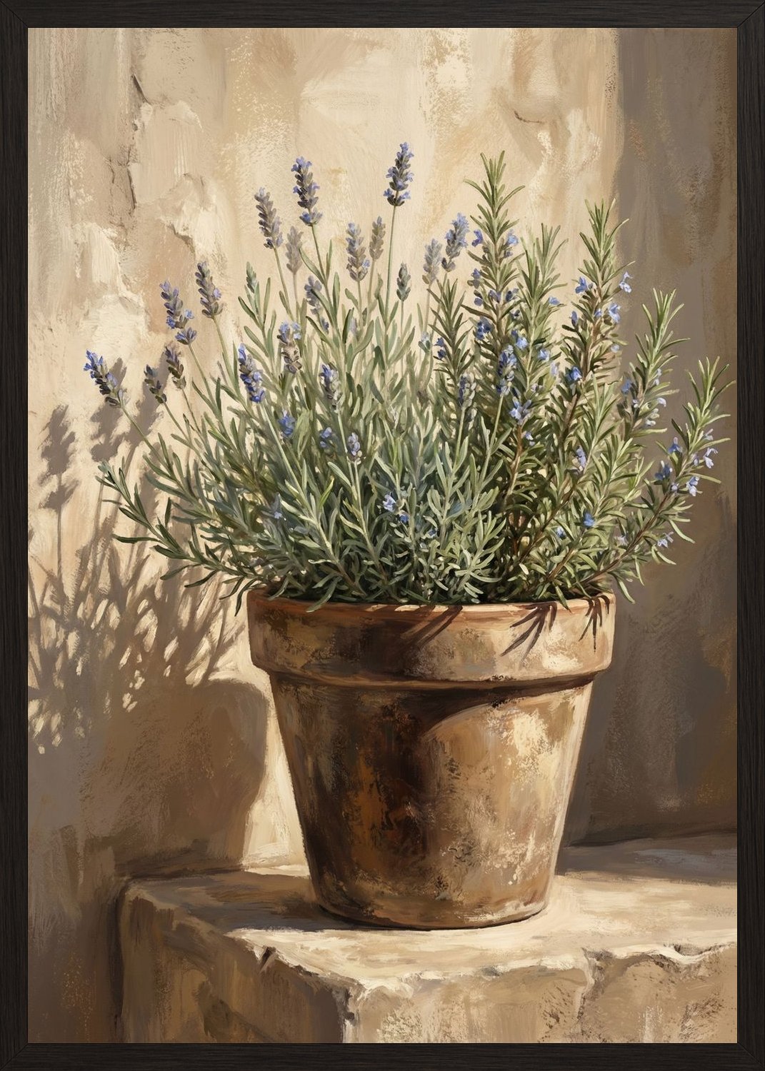 Poster in oak frame