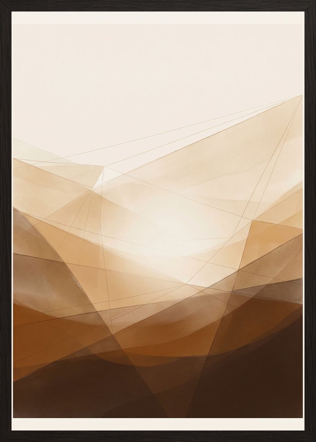 Poster in black frame