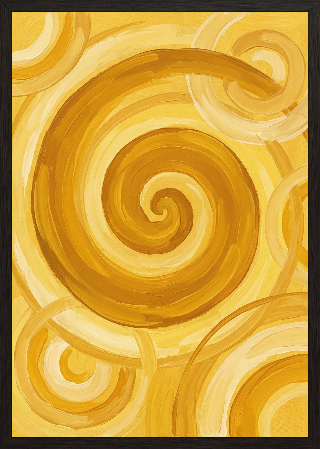 Poster in oak frame