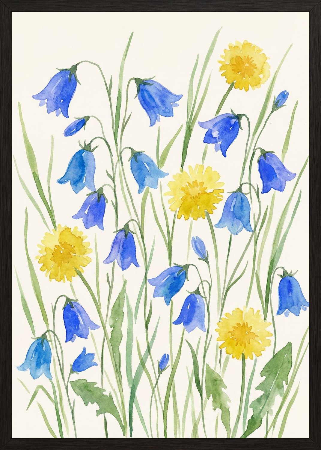 Poster in oak frame