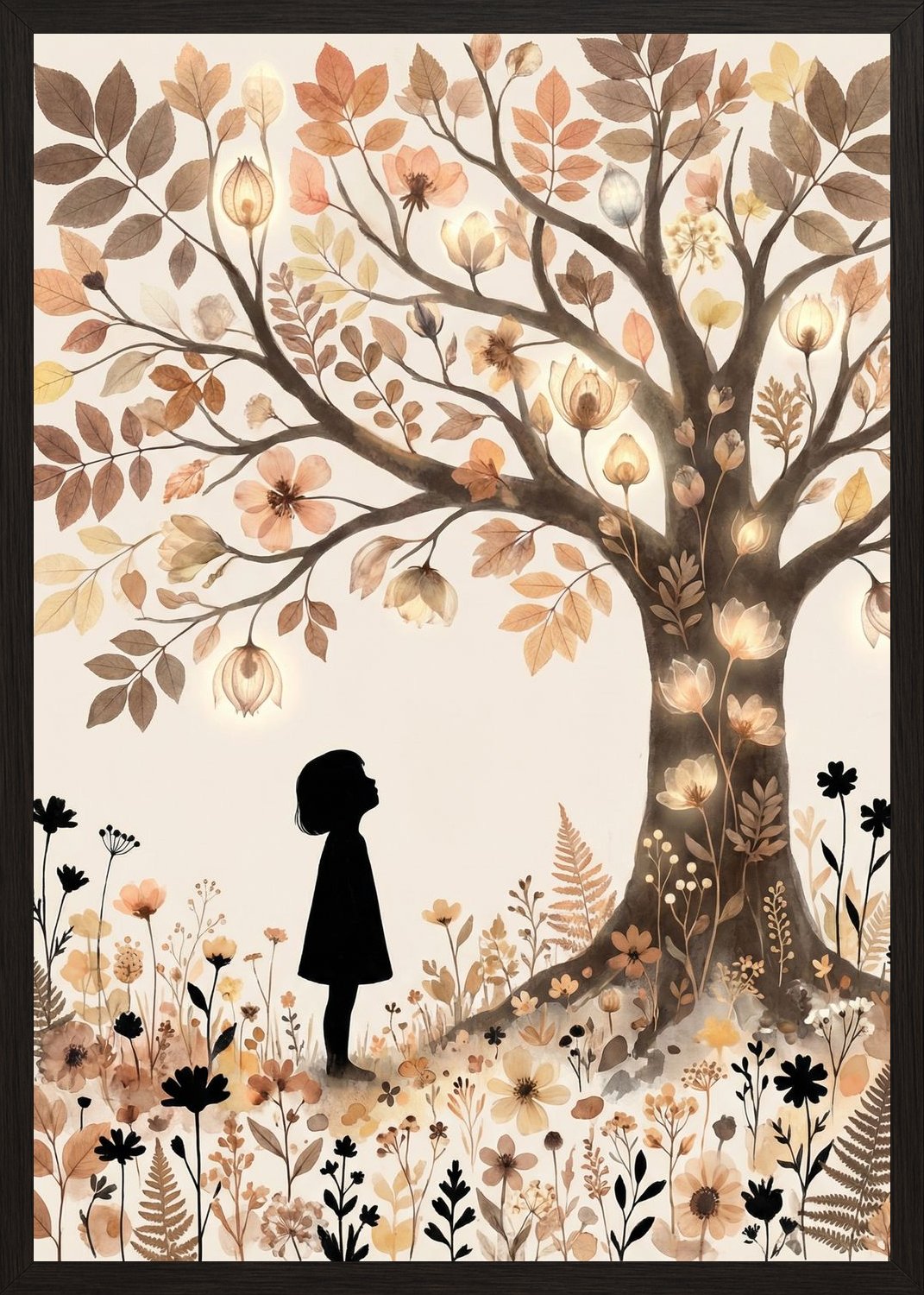 Poster in oak frame