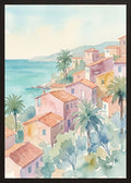 Poster in oak frame
