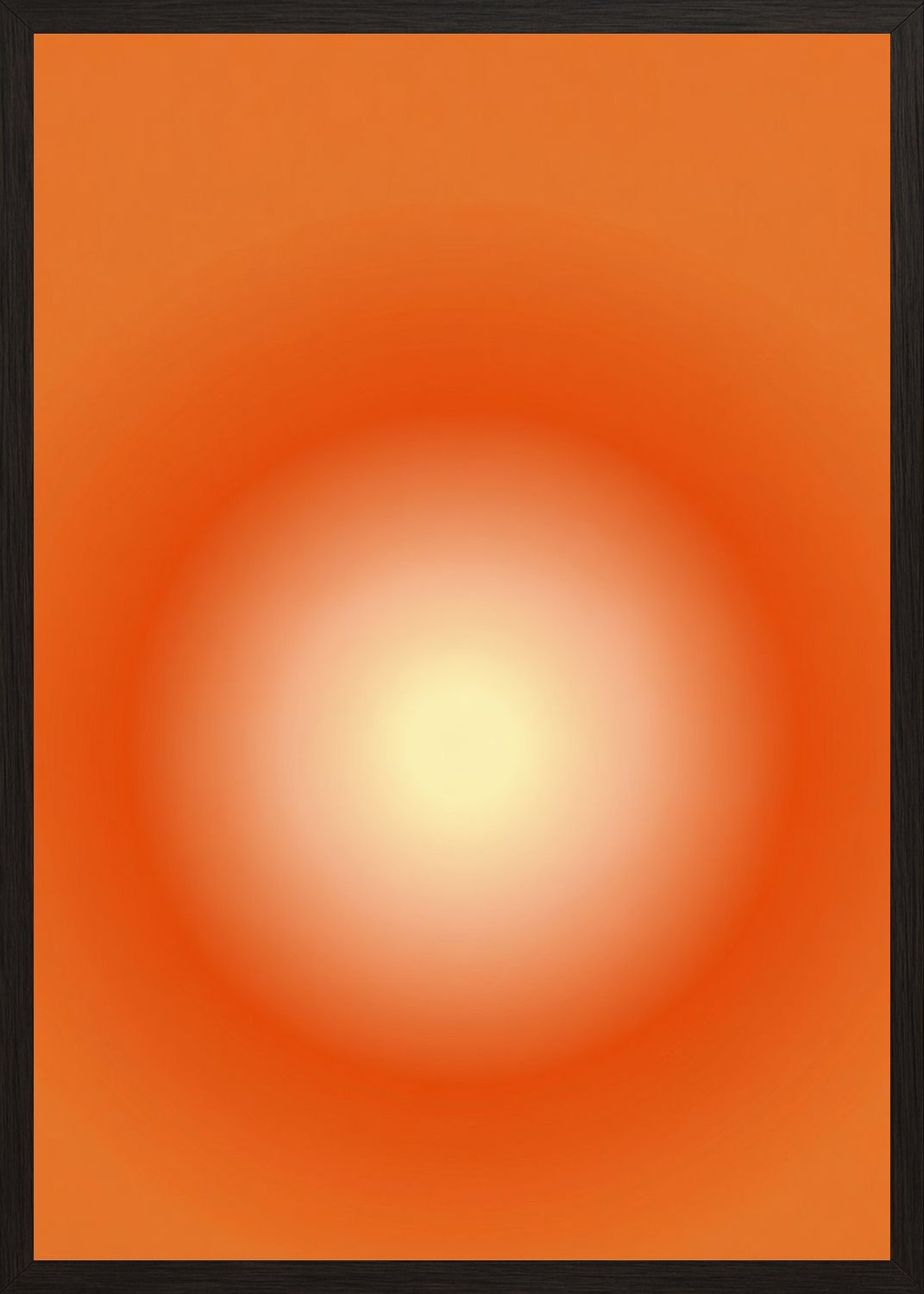 Poster in black frame
