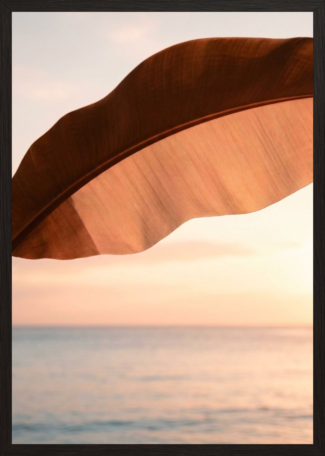 Poster in black frame