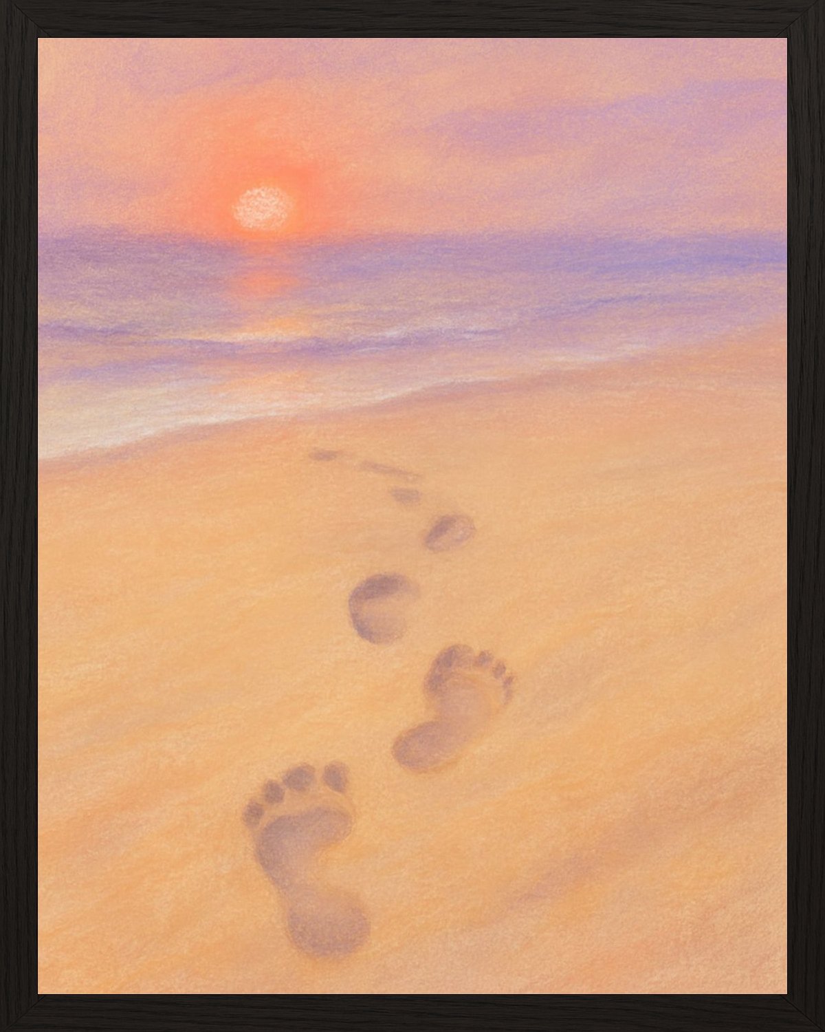 Poster in black frame