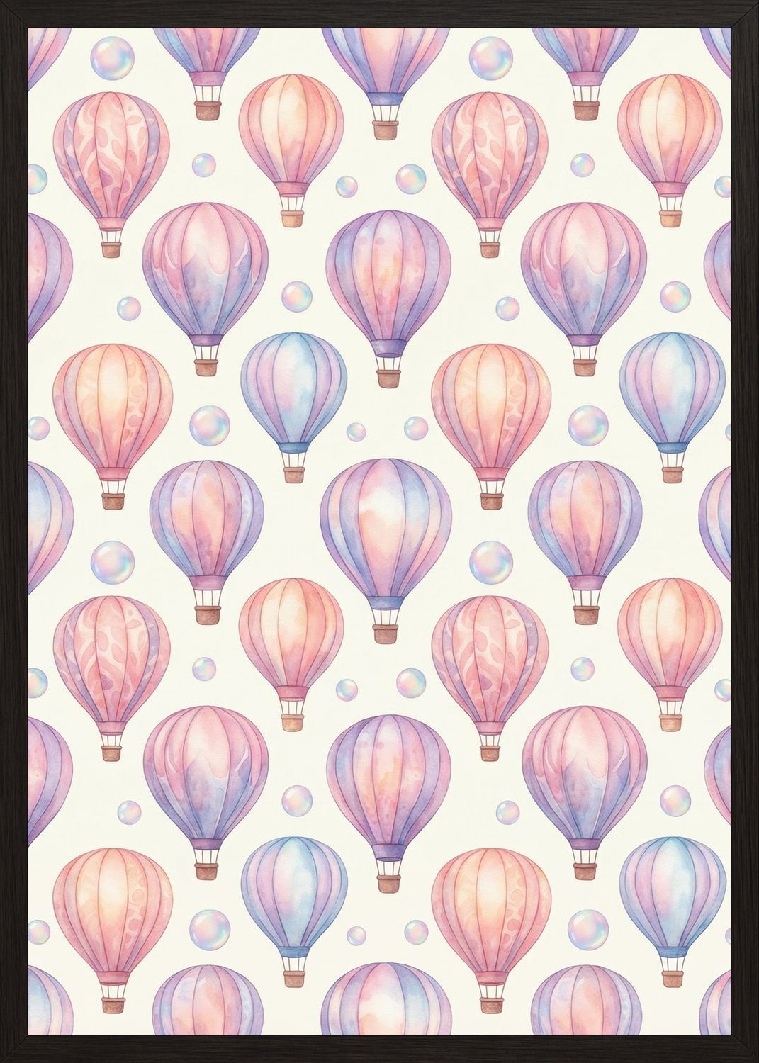 Poster in black frame