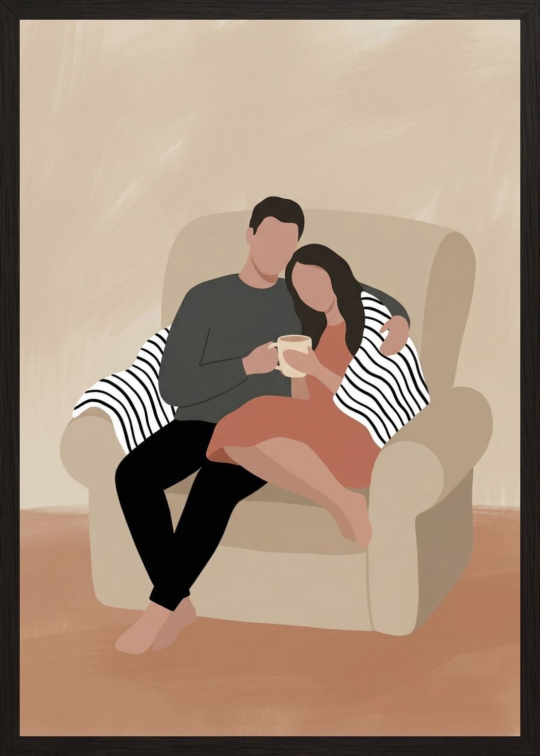 Poster in oak frame