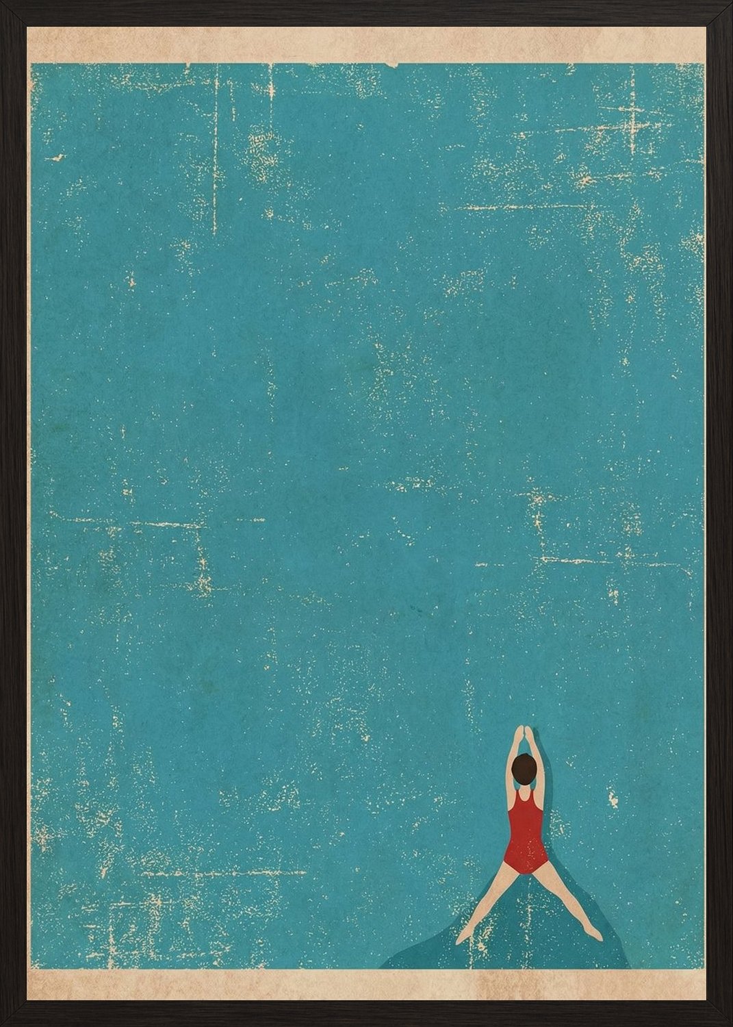 Poster in oak frame