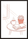 Poster in oak frame