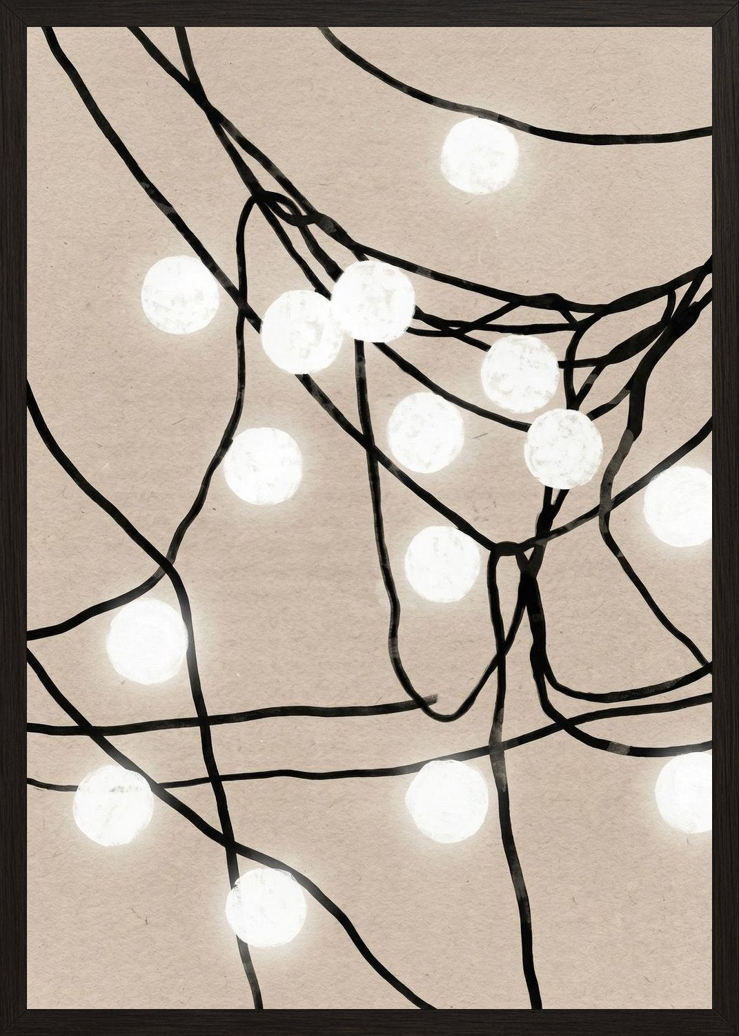 Poster in black frame